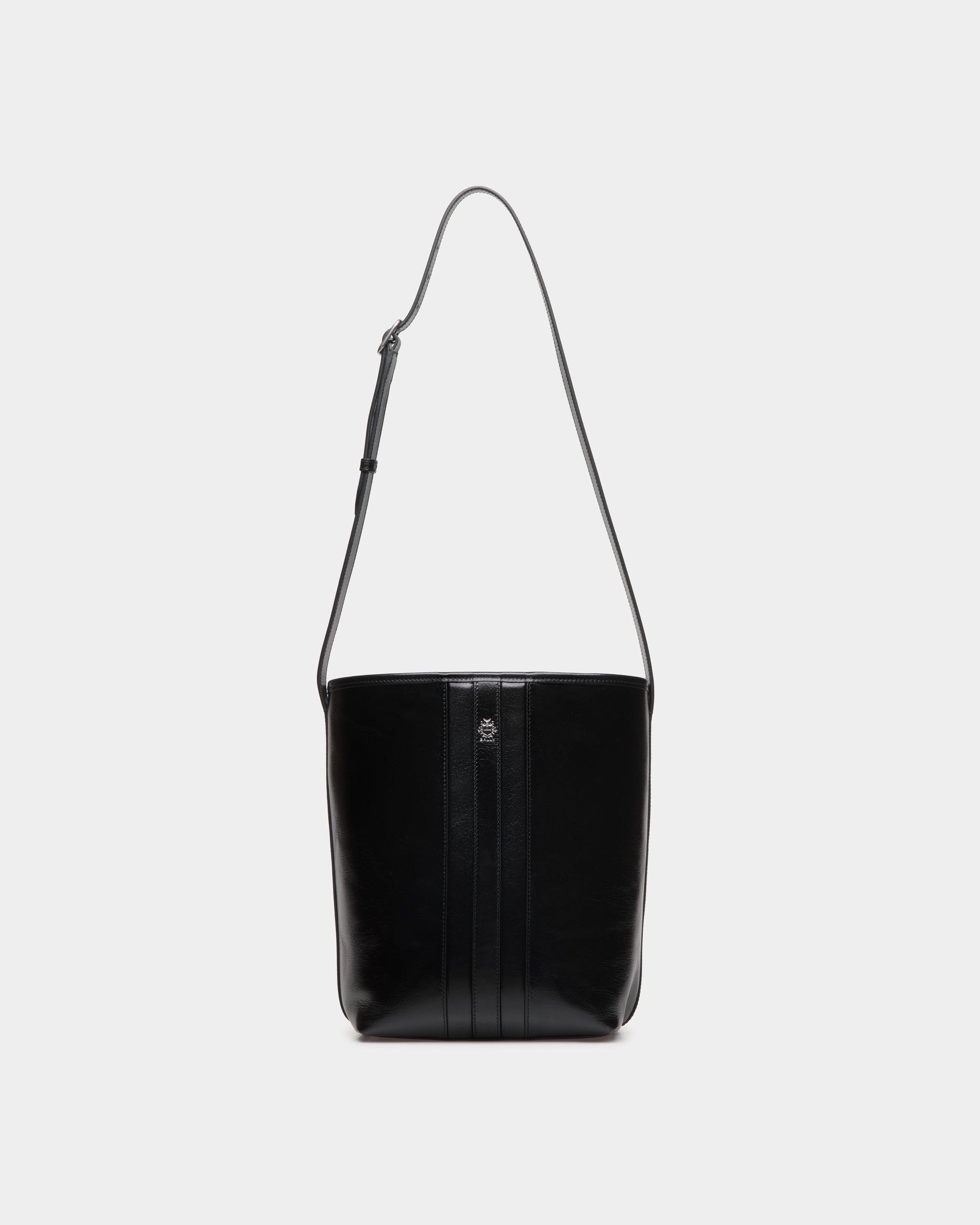 【関税&送料込】Bally Beckett Mini Shoulder Bag In Craquele BALLY Beckett Flat mini glossed-leather tote | NET-A-PORTER