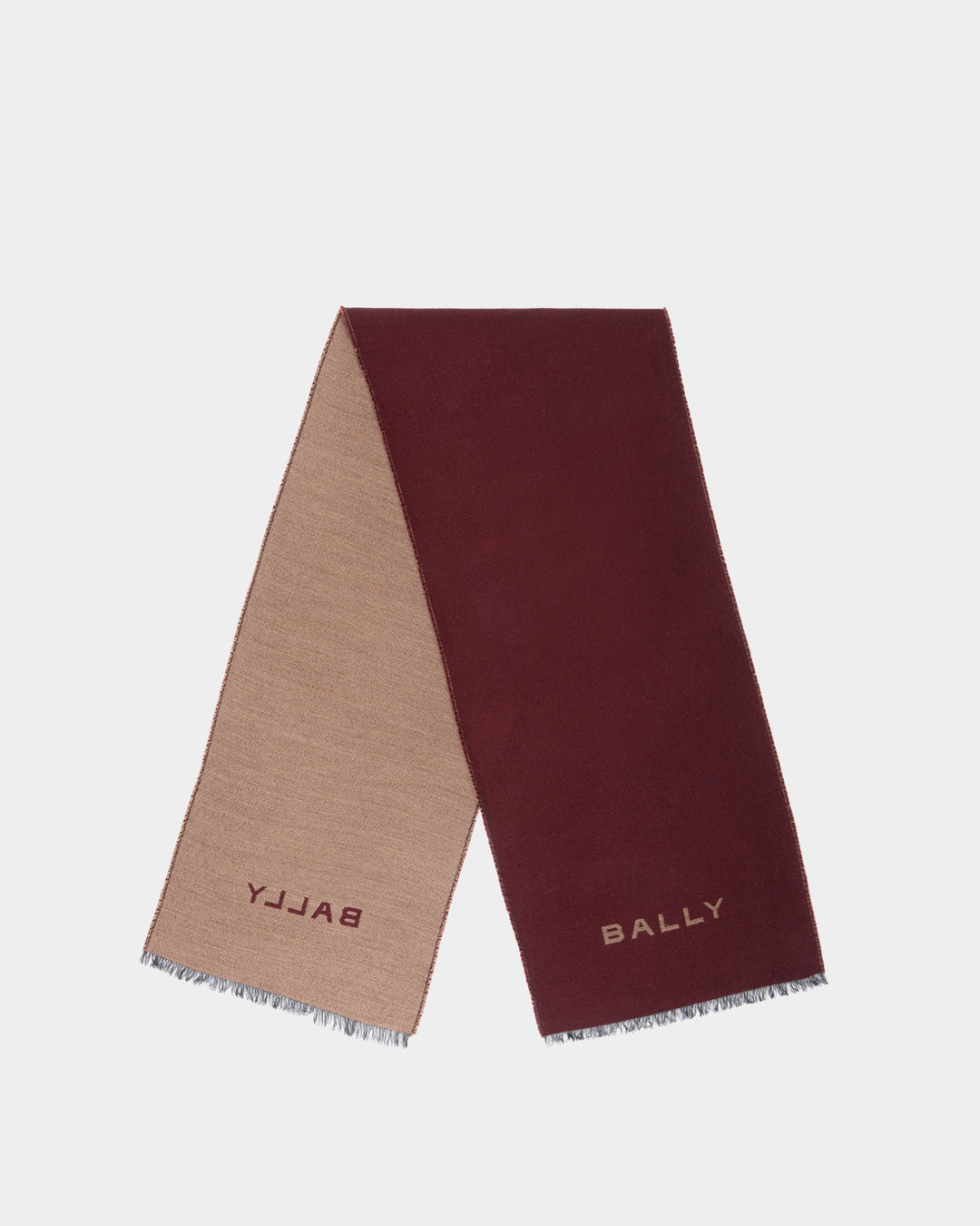 BALLY｜ (Logo Detail Scarf (MSC01LWO167-I3I9)) Bally Bally Logo Scarf | David Jones