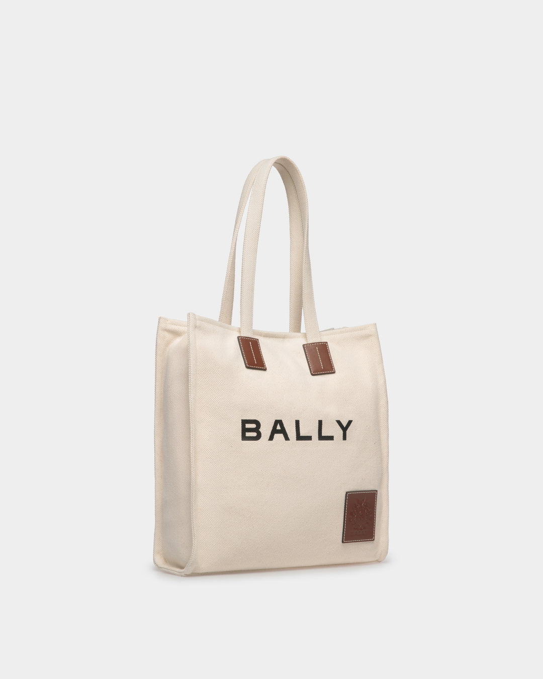 トートバッグ BALLY BECKETT TOTE BAG IN CANVAS Bally Canvas Shoulder Bag - Brown | Editorialist